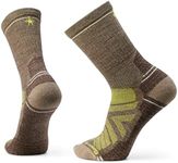 Smartwool Performance Hike Light Cushion Crew Sock Military Olive/Fossil, L, Military Olive/Fossil, Large