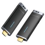 VENTION Wireless HDMI Transmitter and Receiver 1080P@60Hz, Wireless HDMI 131FT/40M Kit, 2.4G/5G Wireless Extender for Streaming Video from Laptop/PC to Monitor/Projector/HDTV