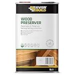 Everbuild Wood Preserver – Interior And Exterior Use – Low Odour – Quick Drying – Long Lasting Protection – Clear – 5 Litres