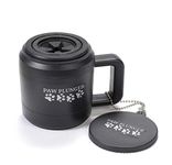 Paw Plunger Medium Black Paw Protector/cleaner for pets. The best way to clean the paws of your dog