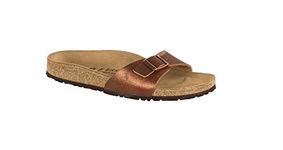 BIRKENSTOCK Unisex Madrid NL, Washed Metallic Antique Copper, 11-11.5 Narrow Women/9-9.5 Narrow Men, Washed Metallic Antique Copper, 9/9.5 UK