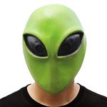 PartyHop - Cool Green Alien Latex Mask