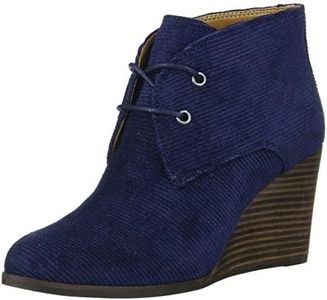 Lucky Brand Women's SHIIJO Ankle Boot, Indigo, 5.5 M US