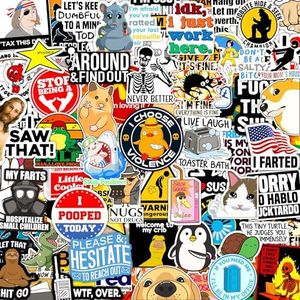 120pcs Funny Stickers for Adults, Prank Meme (Dirty) Hilarious Sticker Pack for Laptop, Hard Hat, Work, Water Bottles, Computers, Vinyl Waterproof Decals (120)