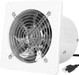 Fepinc Exhaust Fan with Plug, 14 inch 2647CFM Through-the-Wall Ventilation Fan with Light Weight Pure Copper Motor, for Laundry Room, Toilets, Garage, and Shopping Mall, 110V, White