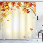 Ambesonne Fall Shower Curtain, Soft