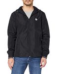 Original Pengun Men's Ratner Hooded Jacket, True Black, Large