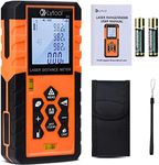 Laser Distance Meter 165ft/50m, Lytool Laser Measure Ft/in/M Switching Laser Measurement Tool with 20 Groups Data Memory, Large Backlit LCD, Waterproof IP54 and Battery Included