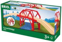 BRIO World Curved Train Bridge for 