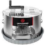 UHYGSPRO 16inch Manual Bud Trimmer - Visual Cutting Leaf Trimmer with Outlet Port for Hydroponic Trim Twisted Spin Cut Plant Bud Leaf and Flower
