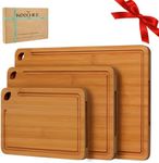 Bamboo Cutting Board, Durable Wood 