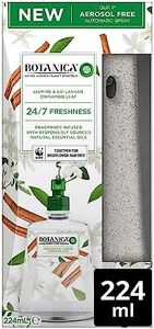 Botanica by Air Wick Automatic Spray Air Freshener Starter Kit, Jasmine & Sri Lankan Cinnamon Leaf, 224mL