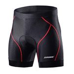 Souke Sports Men's Cycling Underwear 4D Padded Breathable Bike Undershort Shorts Anti-Slip Design