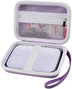 Case Compatible with HP Sprocket Portable 2x3/ Select 2.3x3.4/ 2nd Edition Printer, Travel Carrying Organizer Holder Fits for Zink Photo Paper, USB Cable and More Accessories (Box Only) - Purple