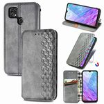 Ranyi Mobile Cases for Consumer Cellular ZMax 10, ZTE Z6250 Case, Flip Magnetic Wallet Case with Credit Card Holder Slots Kickstand Flip Folio Leather Wallet Case -Gray