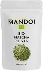 Mandoi BIO Matcha Tee Pulver, 200g. Premium Qualität. Bio Matchapulver ideal für Smoothies, Grünntee, Shakes oder zum backen, Green tea powder.