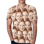 Custom Faces T-Shirt for Men, Custo