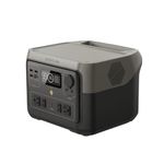 EF ECOFLOW RIVER 2 Max Portable Power Station 512Wh, LiFePO4 Battery, 1 Hour Fast Charging, Up To 1000W Output Solar Generator for Outdoor Camping/RVs/Home Use