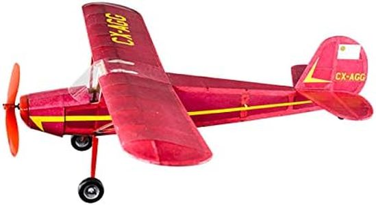 Cessna 140 Complete Vintage Model Rubber-Powered Balsa Wood Aircraft kit That Really Flies