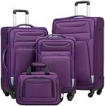 Coolife Luggage 4 Piece Set Suitcas