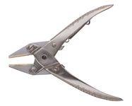 Parallel Pliers, Flat Nose, Brass Lined Jaw, 5-1/2 Inches by EuroTool