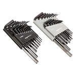 amazon basics 36-Piece Allen Wrench/Hex Key Set - Inch/SAE and Metric