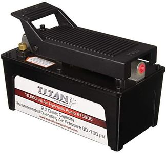 AME INTL 10,000 PSI 2.5 Quart Titan Air Hydraulic Pump with Aluminum Reservoir (15905)