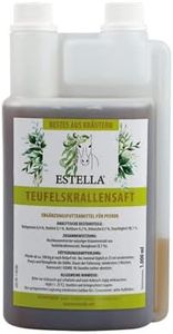 Estella Jus de griffe du diable | 1000 ml | Complément alimentaire liquide pour chevaux | Soutien innovant pour le métabolisme articulaire du cheval | Griffe du diable africaine