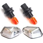 WXQP Side Mirror Turn Signal Indicator Light Cover with Bulb for Mercedes Van Sprinter W906 VW Crafter 2006-2021 OE 0018229120,0018229220, 0008201277 (left & right)