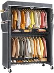 Raybee Clothes Rack with Cover, 81"