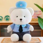 Babique Petrol Teddy Bear Stuffed Plush Animal | Super Soft Toy | for Kids Birthday Gifts, Baby, Kids, Boys/Girls and Women-Blue (25 cm)