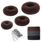 YaFex Hair Donut Bun Maker Kit, 4 P