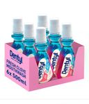 Dentyl Dual Action CPC Mouthwash, 12hrs Fresh Breath & Total Care, Alcohol Free, Fresh Clove, 6x500 ml