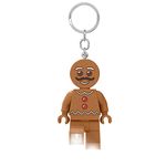 LEGO Iconic Gingerbread Man Keychain Flashlight LED Gifts for Kids - Figure Height 76mm (KE182)