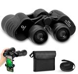 Ghime Binoculars for Long Distance, 8x40 Zoom, Bright BAK 4 Glass, Ultra HD Binoculars for Bird Watching, Safari, Trekking with Phone Adapter and Storage Bag