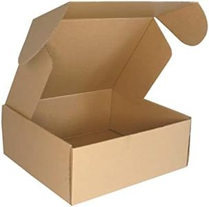 Corrugated Cardboard Shipping Boxes, 250x200x100mm Small Parcel Boxes, Packaging Mailing Boxes for Business, Posting, Small Packet Shipping, Storing or Gift(Pack of 10)