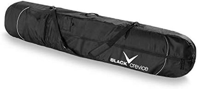 Black Crevice Snowboardbag Bolsa de Snowboard, Unisex Adulto, Negro/Plata, Talla única