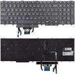 SUNMALL Replacement Keyboard Compatible with Dell Latitude 5500 5501 5510 5511.Precision 3540 3541 3550 3551 with Pointer and Backlight