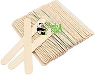 PandaSpa 100 Pieces Jumbo Craft Sticks, Premium Natural Wood for Building, Mixing, and Creating Craft Projects, Size 6 x 3/4