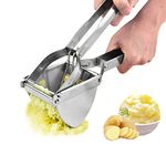 Potato Ricer, Heavy Duty Potato Ricer and Masher, Stainless Steel Potato Masher Press for Smooth Creamy Mashed Potato, Fruits, Vegetables, Squeezer Baby Food Strainer