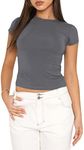 Women's Basic Slim Fit T-Shirt Top 