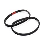 2Pcs 4PJ307 Rubber Drive Belt Replacement Belt Compatible with Stanley Bostitch & Husky Air Compressors (AB-9075047)