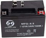 Fuerduo MFQ-6.5 12V 6.5AH Replaces Motorcycle Battery for Electric Bike Scooter Go Kart ATV Pit Dirt Bike