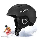 AKASO Ski Helmet - Snowboard Helmet for Men Women, Adjustable Venting Dial Goggles Compatible Removable Fleece Liner Ear Pads Safety-Certified Snow Helmet Age Grading: Age 15+