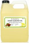 Dr Adorable - 32 oz - Sweet Almond Oil - 100% Pure Natural Organic Cold Pressed