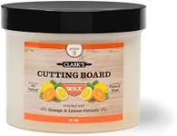 CLARK'S Cutting Board Wax Food Grade - All Natural Butcher Block Conditioner for Wooden Kitchen Utensils - Food Grade Beeswax for Cutting Board - Enriched with Orange & Lemon Extracts - 32oz