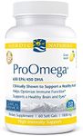 Nordic Naturals ProOmega - Fish Oil, 650 mg EPA, 450 mg DHA, High-Intensity Support for Cardiovascular, Neurological, Eye, Joint, and Immune Health*, Lemon Flavored, 60 Soft Gels