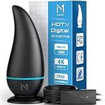 Mata1 5G Digital HD TV Indoor Antenna, 250 Mile Range Signal Amplifier w/Early Release 2024 Chipset for 4K Smart TV, Magnetic Base + 16.4 ft Coaxial Cable