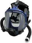 Allegro Industries Full Mask Respirator w/LP Adapter, Multicoloured, 1 Count (Pack of 1)