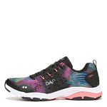 Ryka Women's Vivid RZX Cross Trainer, Black Tie Dye, 7.5 Wide